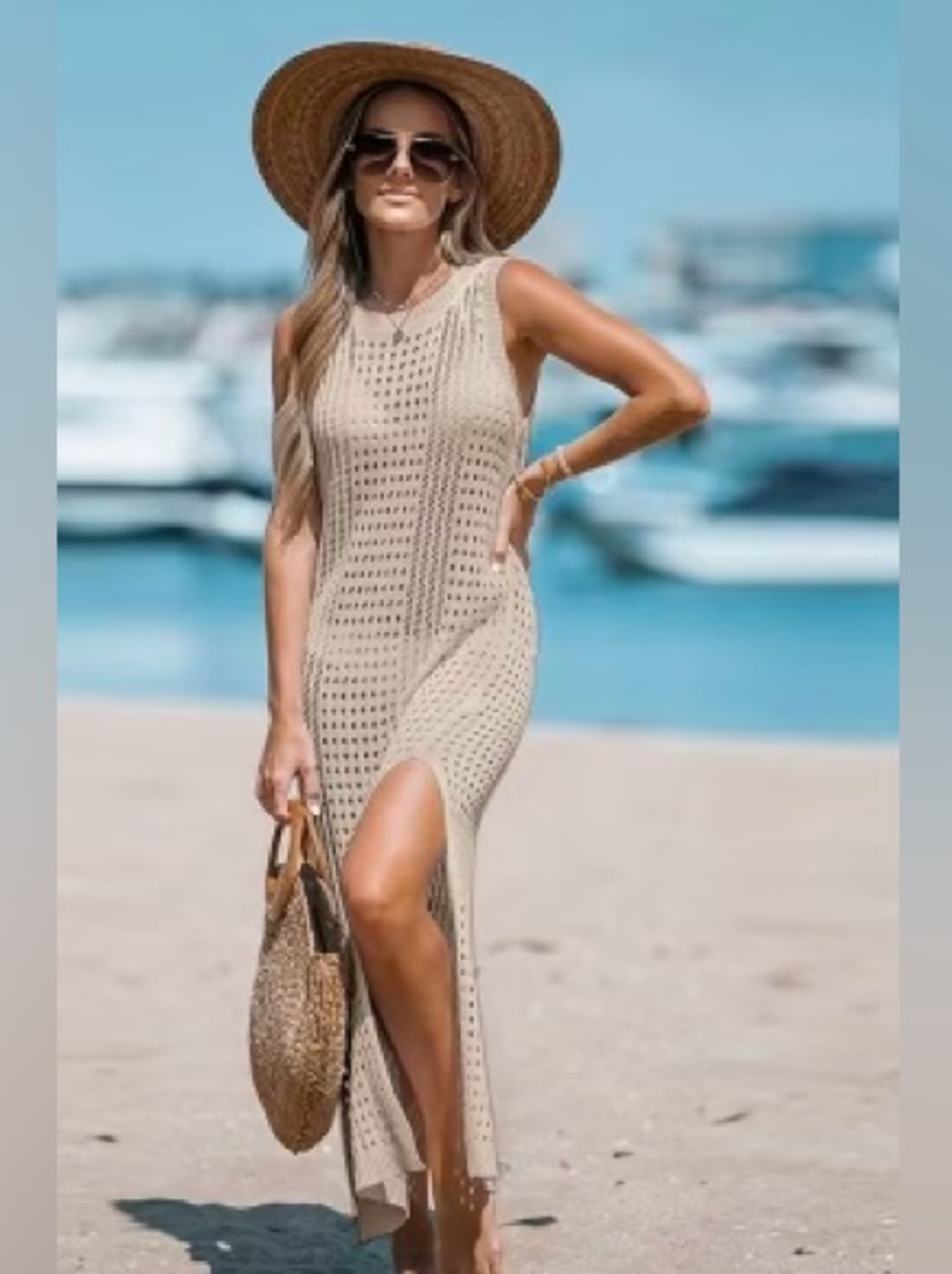Crochet Beach Dress Cover-Up